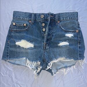 Distressed Blue Denim comfortable Aeropostale jeans Shorts